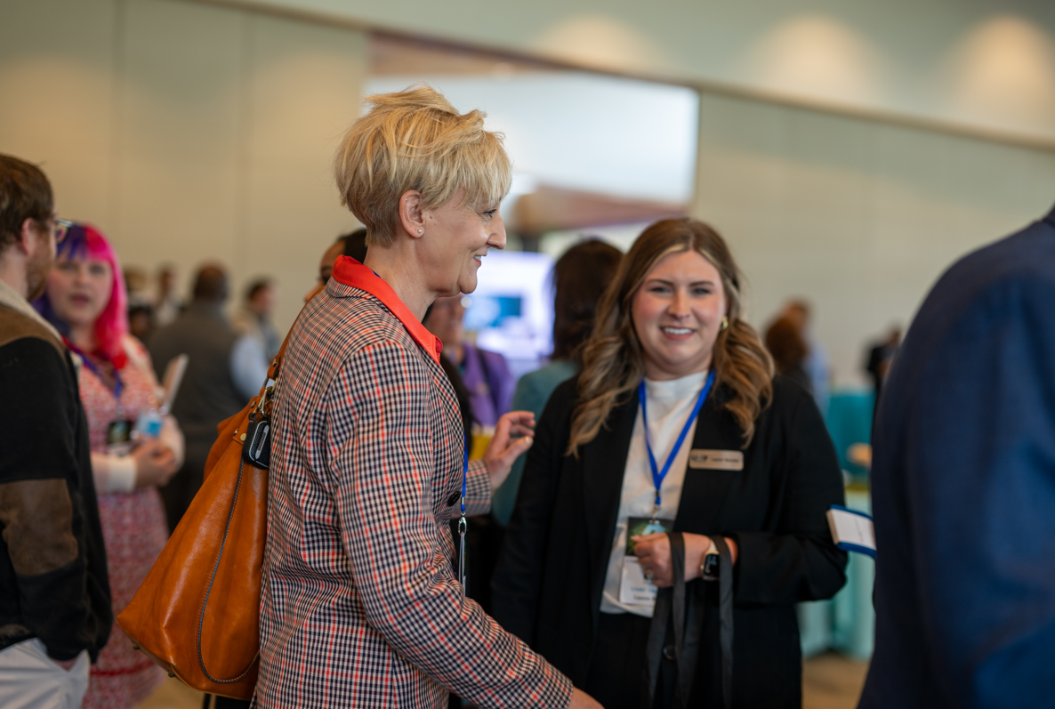 UMRF Ventures employees at a networking event